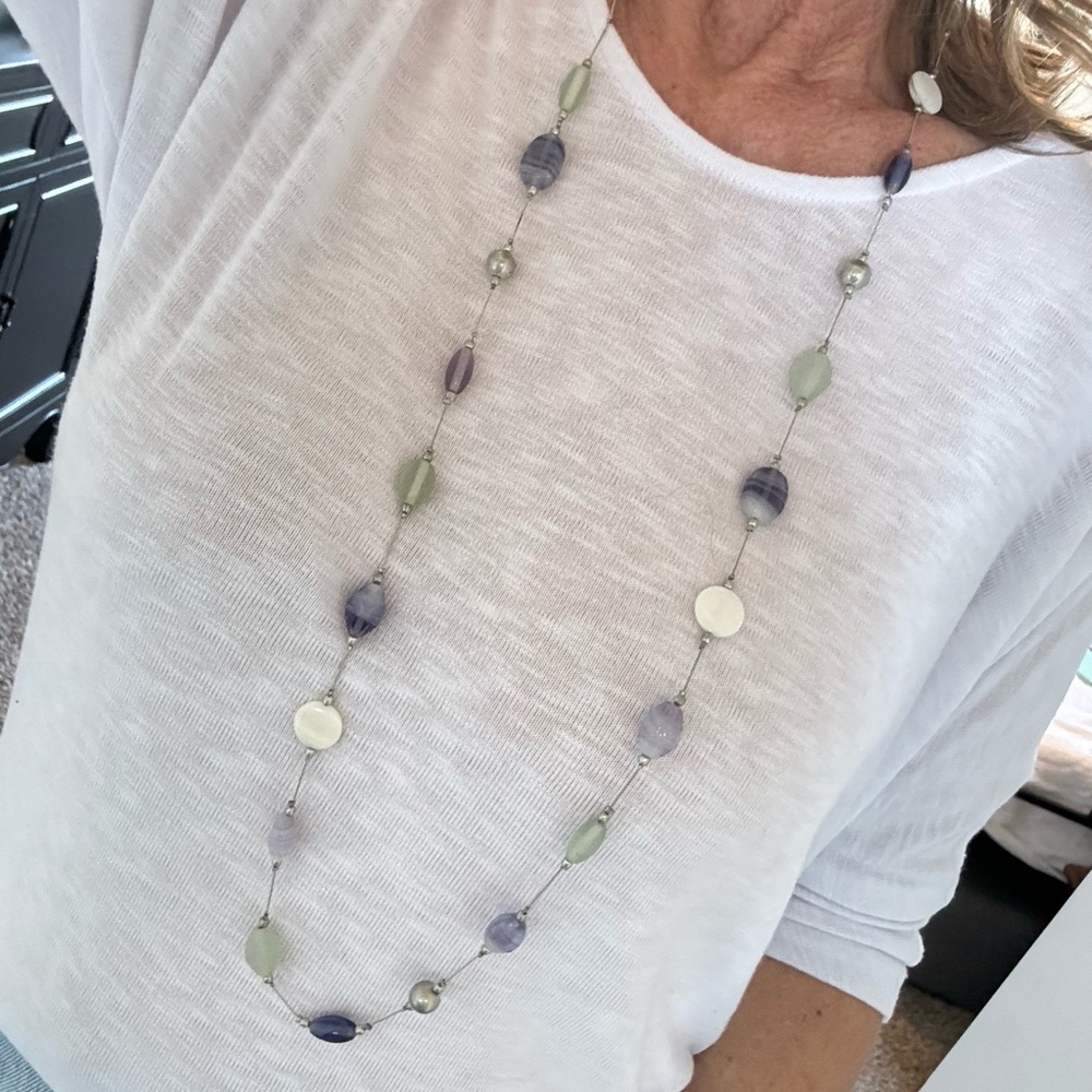Elegant 💜 Silver and Purple Jewelry Set - Picture 5 of 12
